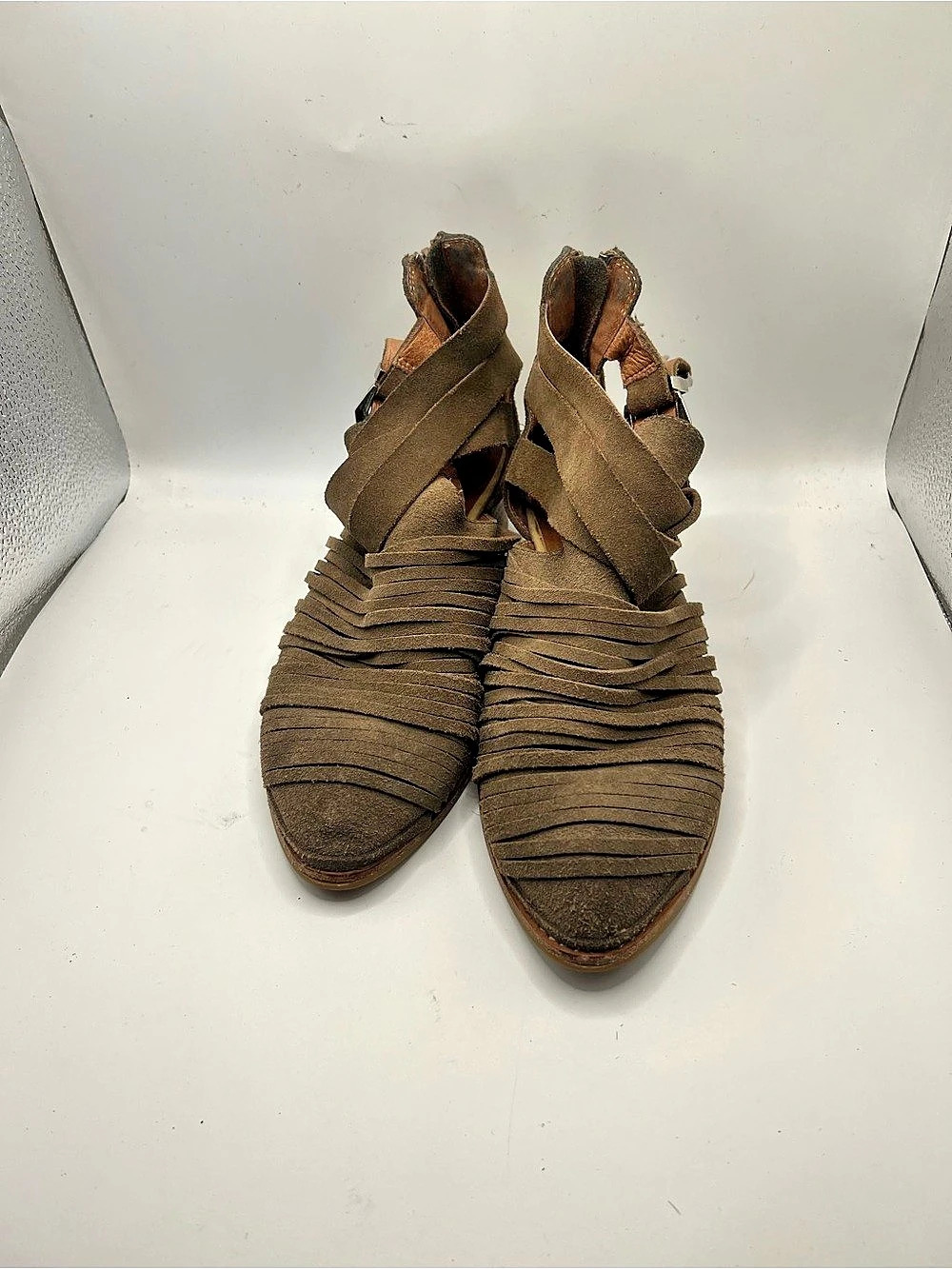 Jeffrey campbell Brown Strappy Sandals